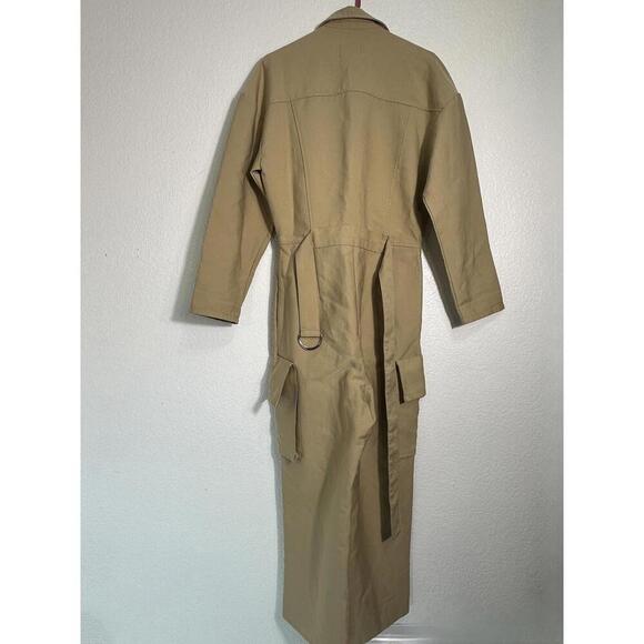 XS Frankie Shop Utility Linda Cargo Jumpsuit Boiler Streetwear Minimal Oversized - Picture 2 of 7